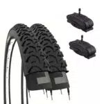 Michelin Pneumatici MTB Bambino 20 x 1.95 con Camere d'Aria Valvola Schrader