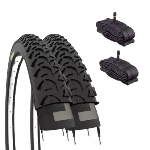 Michelin Pneumatici MTB Bambino 20 x 1.95 con Camere d'Aria Valvola Schrader