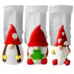 Cervo Stampo per Candela e Sapone - Stampi in Silicone Natalizi per Torte