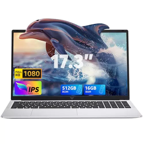 ACEMAIGC PC Portatile 17,3" - Intel Alder Lake N97, 16GB RAM, 512GB SSD, Full HD