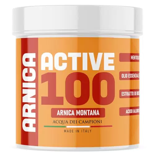 Active 100 Crema Arnica Extra Forte per Muscoli e Articolazioni 100% Naturale