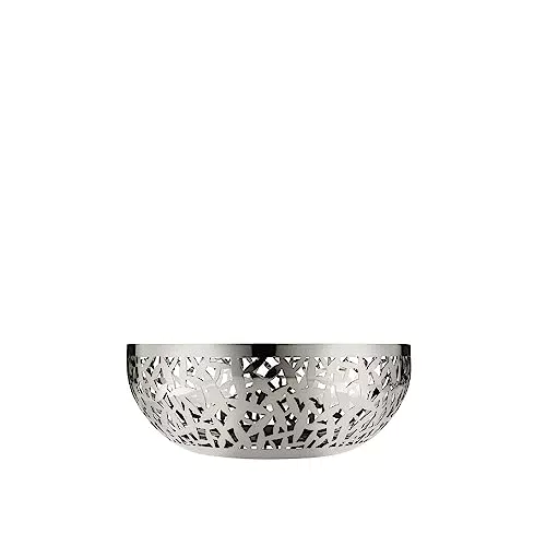 Alessi Cactus MSA04/21 - Fruttiera Traforata in Acciaio Inox Lucido 18/10