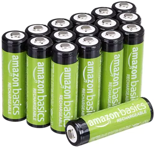 Amazon Basics Batterie AA NiMh Ricaricabili Pre-caricate