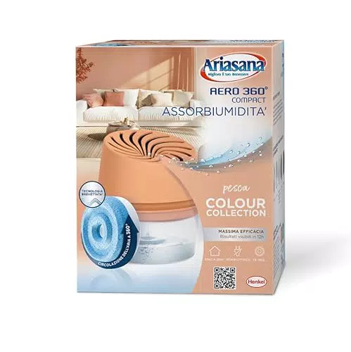 Ariasana Deumidificatore Aero 360° Compact per la casa contro l'umidità