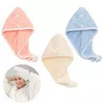 Asciugamani in Microfibra per Capelli - Turbante Super Assorbente Anti-frizz