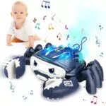 Aytop Giocattolo Elettrico Granchio Strisciante con Luce e Musica per Bambini