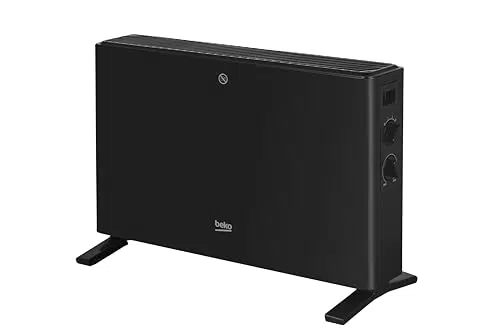 Beko Termoconvettore RHC5218B con 3 Livelli di Potenza per Riscaldamento Efficiente
