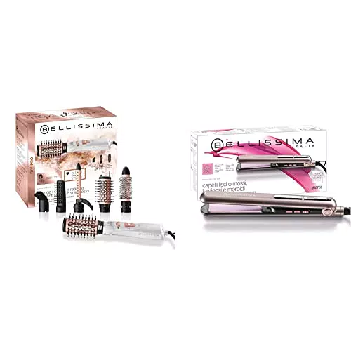 Imetec GH18 Modellatore ad Aria e Imetec Creativity B9 Piastra per Capelli