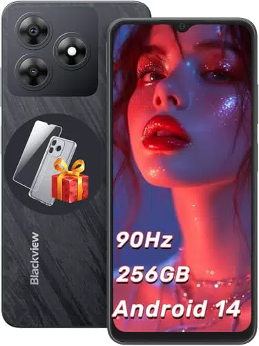 Blackview WAVE 8 Smartphone Android 14, 12GB RAM, 256GB, Display 6,56" 90Hz