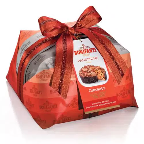Bonifanti Panettone Artigianale Tradizionale con Glassa di Mandorle e Nocciole