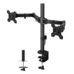 BONTEC Supporto Doppio Monitor Ergonomico per Schermi da 13 a 27 Pollici