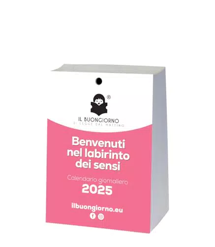 Calendario 2025 "Il Buongiorno Si Legge Dal Mattino" - Idea Regalo Filosofica