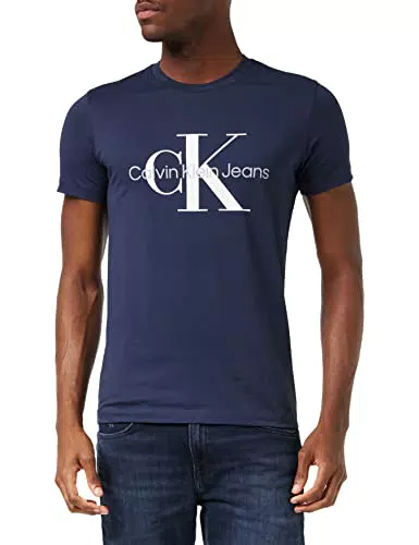 Calvin Klein Jeans Core Monogram Slim Tee T-Shirt, CK Black