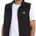 Calvin Klein Jeans Gilet Uomo Lightweight Vest Effetto Maglia