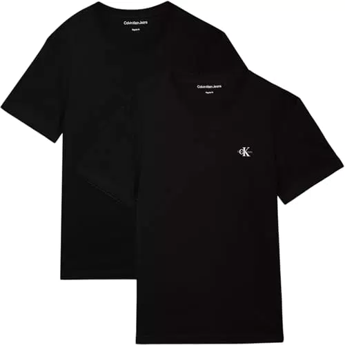 Calvin Klein Jeans Monologo T-shirt Uomo a Maniche Corte