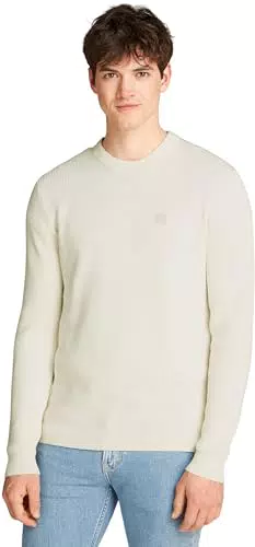 Calvin Klein Jeans Maglione a Collo Alto con Patch Ricamato