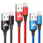 Apple Cavo Lightning USB Ricarica Rapida Certificato MFi per iPhone e iPad