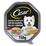 Cesar Cibo per Cane Selezione dell'Orto con Selvaggina, Pollo e Verdure