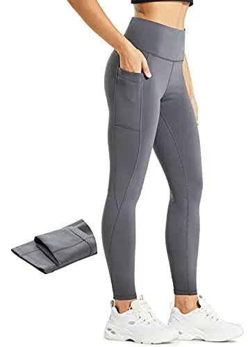 Comallan Leggings Termici da Donna Impermeabili, per Corsa