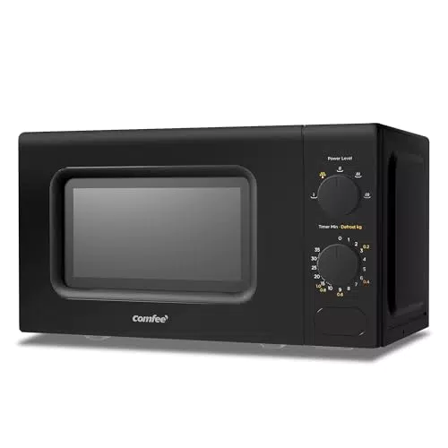 Comfee Forno a Microonde 20L, 700W, 5 Livelli di Potenza, Timer Manuale, Modello CM-M202CC