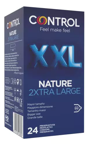 CONTROL Nature XXL Preservativi - Profilattici extra large per il massimo comfort