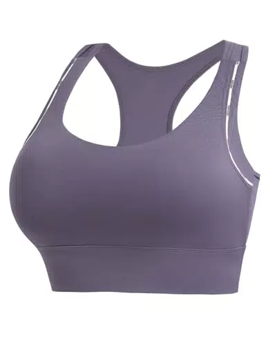 Crewhpo Reggiseno Sportivo Donna Senza Ferretto per Yoga e Palestra