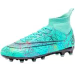 Csgkag Scarpe da Calcio Professionali High Top per Allenamento Unisex