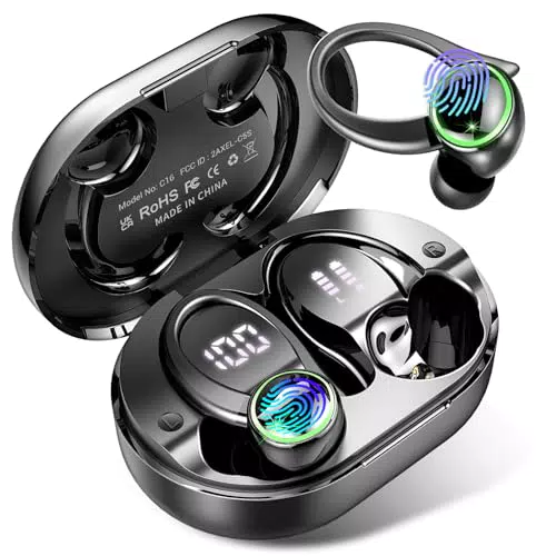 Cuffie Bluetooth 5.4 Sport con Cancellazione Rumore e Impermeabilità IP7