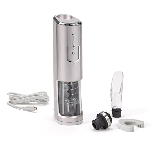Cuisinart Apribottiglie Elettrico con Sigillatore Sottovuoto e Tagliacapsule