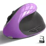 Cvavot Mouse Ergonomico Senza Fili Ricaricabile 6 Tasti 800/1200/1600 DPI