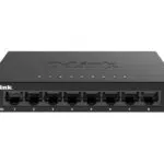 D-Link DGS-108GL Switch Unmanaged Gigabit 8 Porte Plug-and-Play senza Ventole
