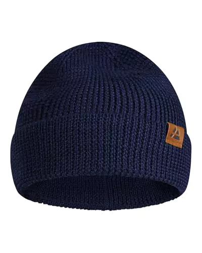 DANISH ENDURANCE Cappello Lana Merino, Berretto Beanie in Maglia Termica