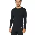 DANISH ENDURANCE Maglia Termica Uomo in Lana Merino Manica Lunga per Sport