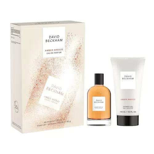 David Beckham Amber Breeze - Eau de Parfum e Gel Doccia, Fragranza Ambrata
