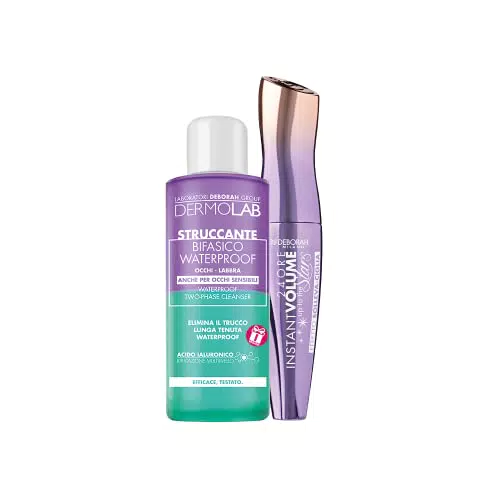 Deborah Milano - Set Mascara 24 Ore Instant Volume e Struccante Bifasico