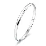 Diamday Anello in Argento 925 per Donna e Uomo - Fedina Semplice Nuziale