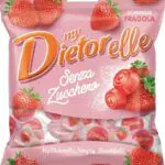 Dietorelle Caramelle Morbide Vegan alla Fragola Senza Zucchero e Glutine