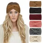 DRESHOW Fascia per Capelli in Lana Turbante Invernale per Donna e Ragazze