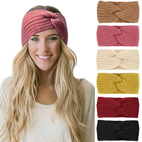 DRESHOW Fasce per Capelli in Tessuto di Lana - Accessori Invernali per Donna