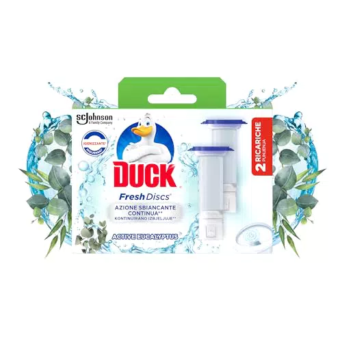 Duck Fresh Discs - Ricariche Gel Igienizzanti WC Eucalipto con Applicatori