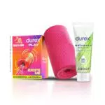 Durex Masturbatore in Silicone Morbido con Gel Lubrificante Naturale 100ml