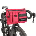 ENJOHOS Borsa Manubrio per Bicicletta con Sistema Molle e Striscia Riflettente