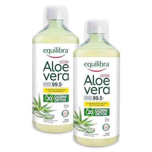 Equilibra Aloe Vera Pura Polpa - Azione Depurativa e Lenitiva Senza Zuccheri