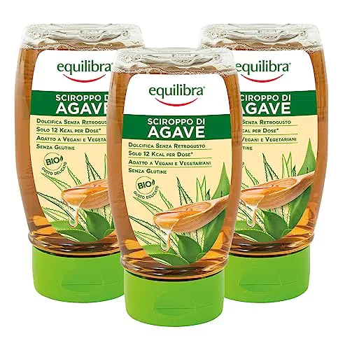 Equilibra Integratori Alimentariciroppo D'Agave, da Usare come Dolcificante per Bevande o Ingrediente per Dolci e Dessert
