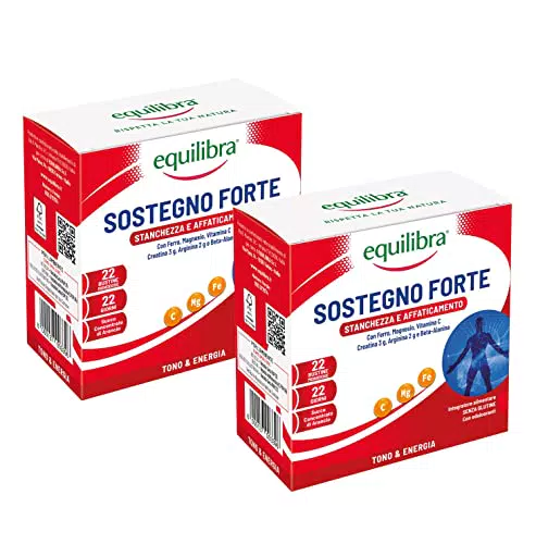 Equilibra Sostegno Forte - Integratore con Creatina, Arginina e Vitamine
