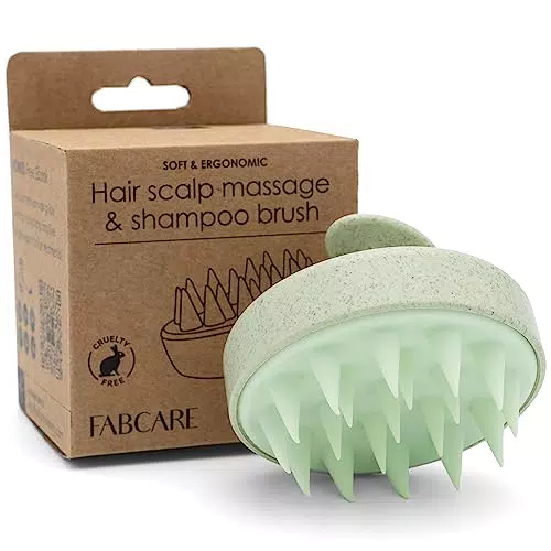 Fabcare Massaggiatore Cuoio Capelluto in Silicone per Crescita e Trattamenti