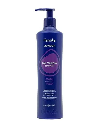 Fanola Wonder Maschera Antigiallo per Capelli Biondi e Decolorati, Formula Vegana