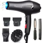 Faszin Asciugacapelli Professionale Ionico con Diffusore e Concentratore