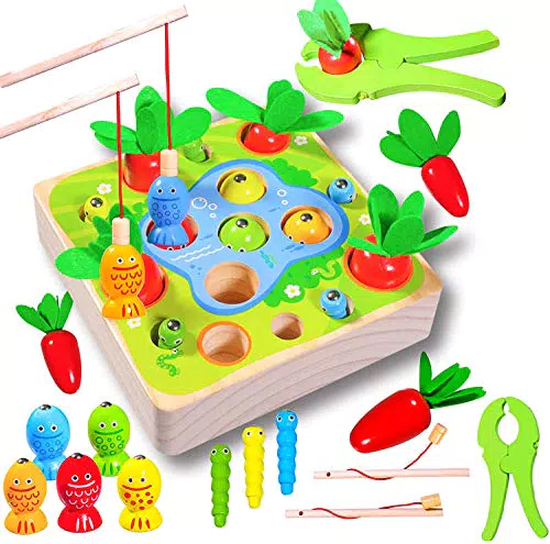 Felly Giocattoli Montessori Educativi in Legno per Bambini 1-5 Anni