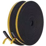 Flintronic Nastro Autoadesivo in Schiuma 6x10 mm per Insonorizzazione e Tenuta
